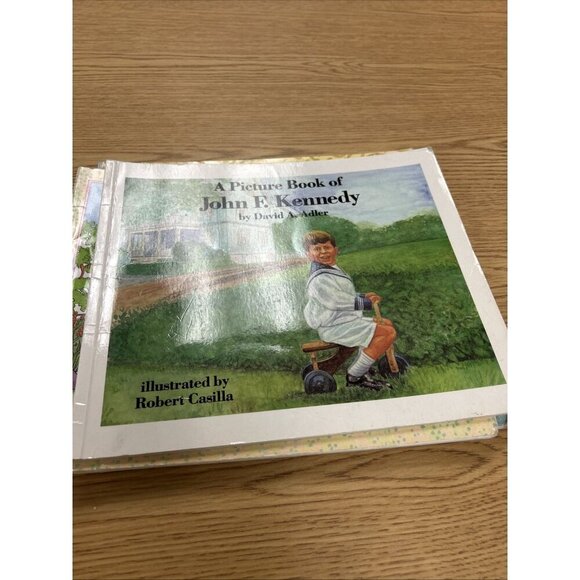 Lot of 15 David Adler Picture Book Biography History Classroom Homeschool Set - Picture 8 of 14